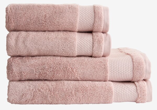 Drap de douche NORA 70x140 rose poudré KRONBORG