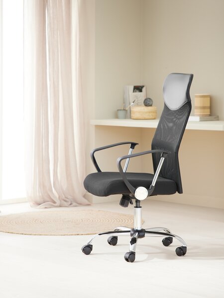 Office chair BILLUM grey mesh/black