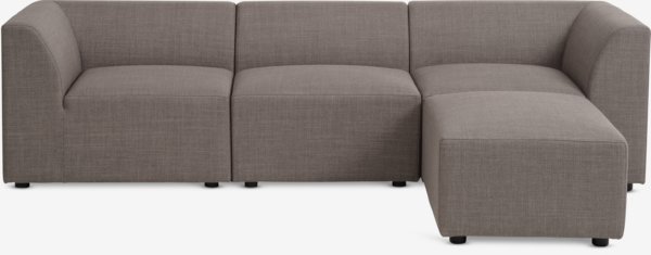 Sofa TERNDRUP Chaiselongue grau