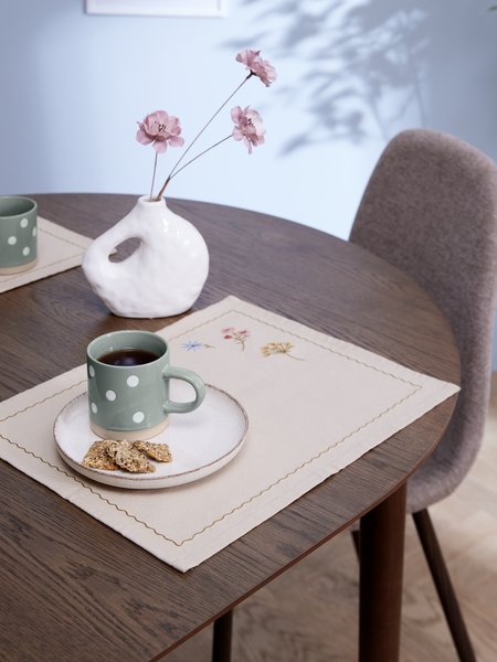 Placemat CIKORIE 33x42 naturel/groen