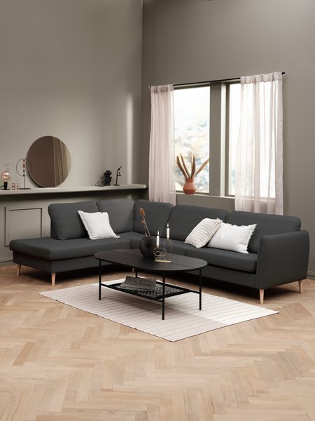 Salontafel HINNERUP 75x120 zwart