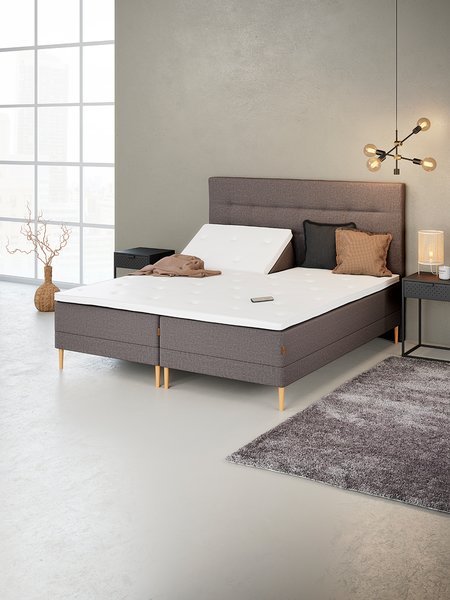 Regulerbar seng 90x210 KUPELVA GE50 grå-21