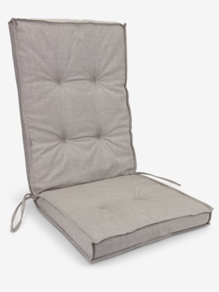 Coussin de jardin pour chaise inclinable REBSENGE gris clair