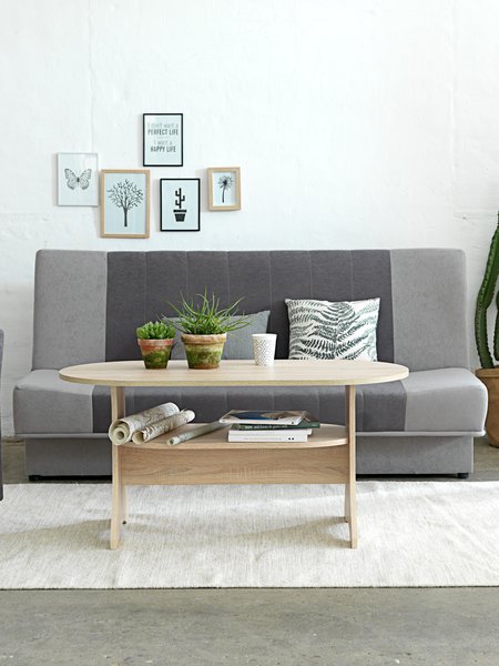 Konferenční stolek HJERM 60×120 barva světlého dubu