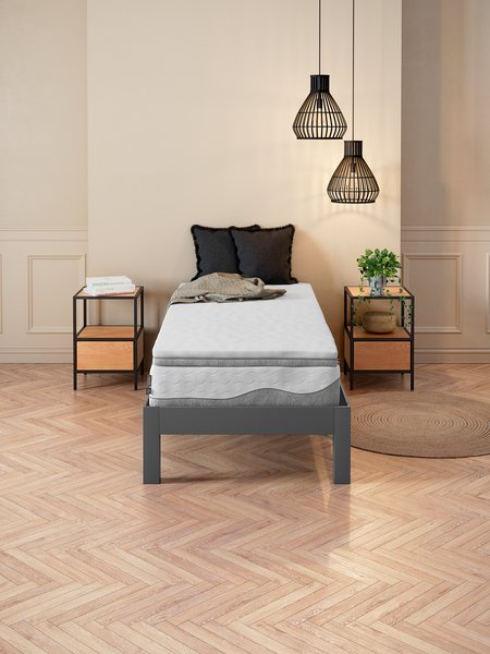 Топ матрак 80x200 см WELLPUR BOKSELVI GT110 сив