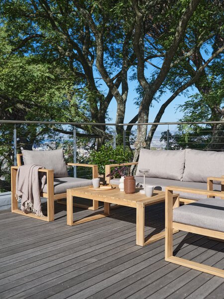 Loungeset LILLEHOLM 4,5-sits teak