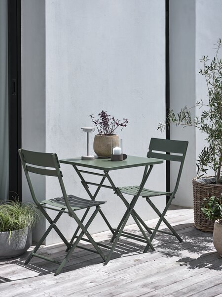 Bistro set ABORG W60xL60 green