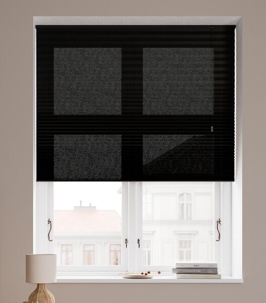 Plisségardin SALTHOLM 80x130cm grå