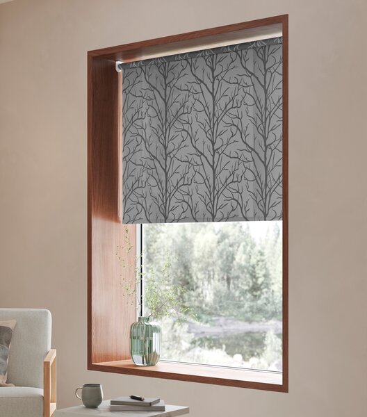 Rullgardin BARKEN 60x170 grå/svart
