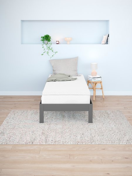 Surmatelas 80x200cm WELLPUR FRYA GT30 gris