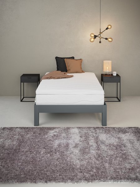 Bäddmadrass 105x200 cm WELLPUR GULEN Vit