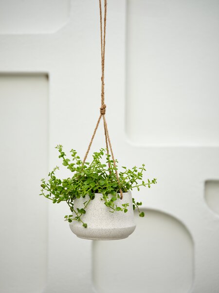 Hanging plant pot KLIPPEDUE D15xH12 natural