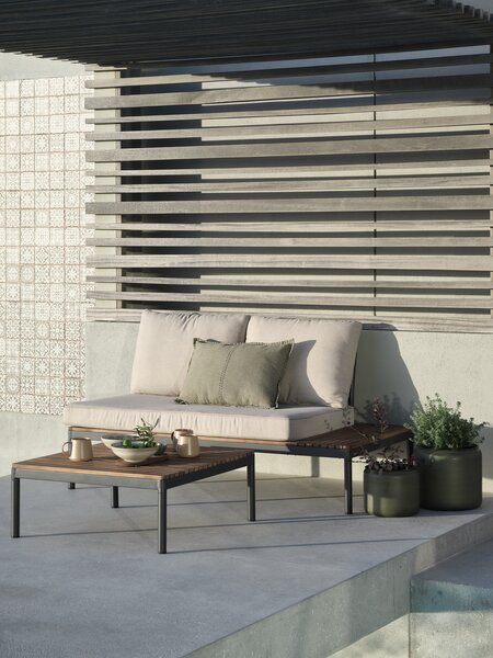 Lounge Module HOU Tisch B75xL75 Hartholz