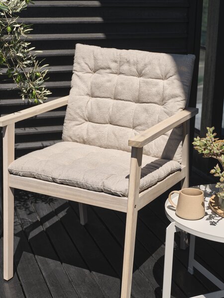 Coussin de jardin pour fauteuil lounge LODSHOLM sable