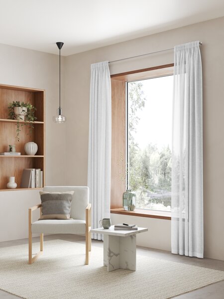 Záclona FEMUNDEN 1x140x245 bílá