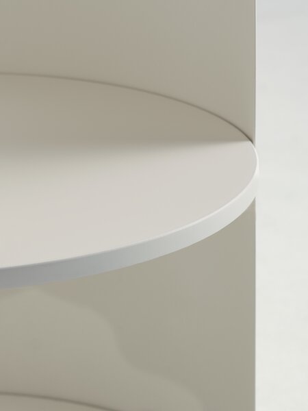 Bedside table BALLING 1 shelf white