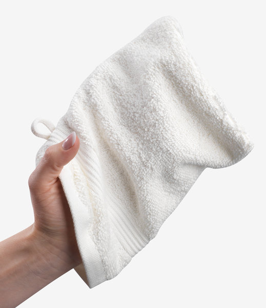 Wash glove KARLSTAD 15x20 white KRONBORG