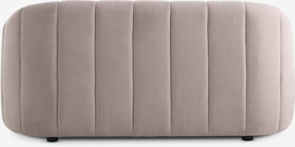 Sofa HUNDIGE 2 seater beige fabric