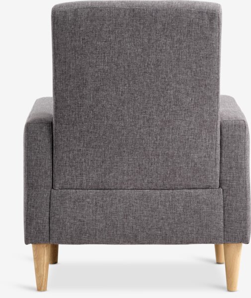 Fauteuil GEDVED grijze stof