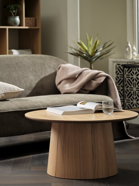 Tavolino KLIPLEV Ø80 cm color rovere