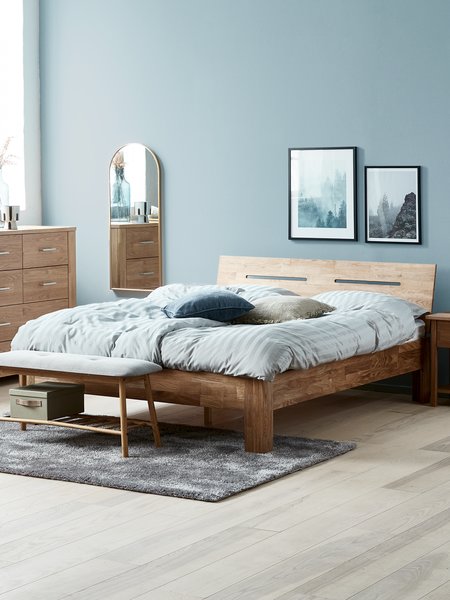 Letto OLSKER 160x190 rovere