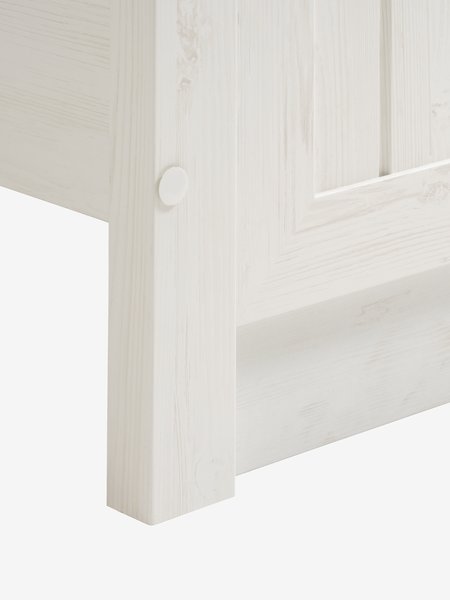 Letto MARKSKEL 160x190 color rovere/bianco
