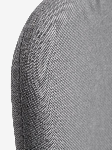 Chaise JONSTRUP tissu gris/couleur chêne