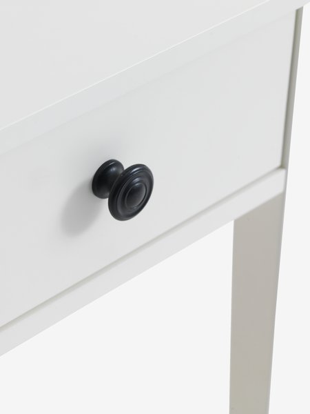 Stolik nocny NORDBY 1 szuflada 1 półka biały