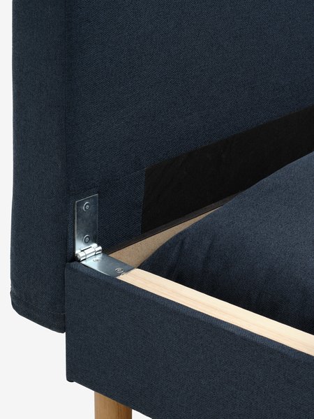 Schlafsofa NORSMINDE Stoff blau