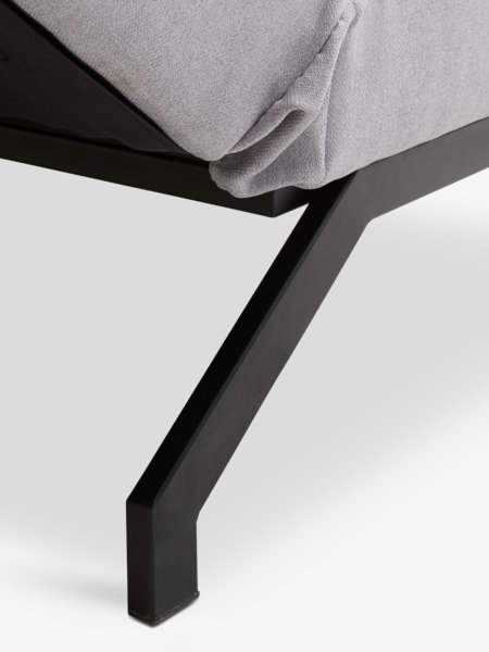 Bäddsoffa OREVAD ljusgrått tyg