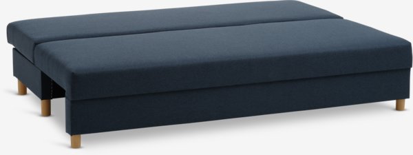 Canapé convertible NORSMINDE tissu bleu