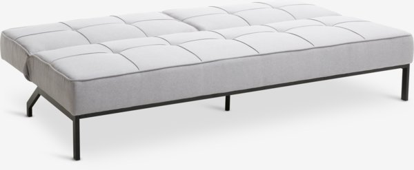 Bäddsoffa OREVAD ljusgrått tyg