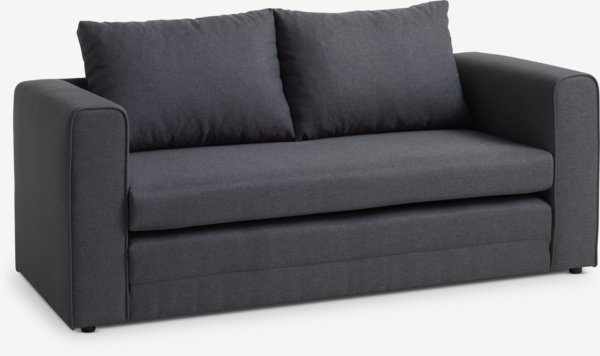 Sofa bed SKILLEBEKK dark grey