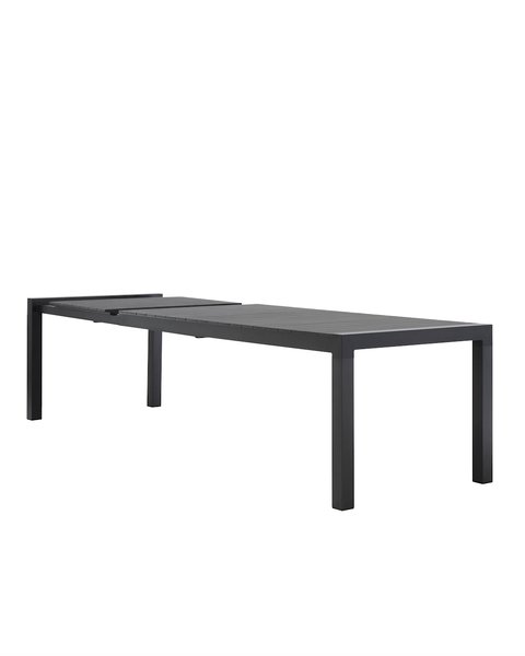 Table de jardin HESTEHAVE l95xL205/275 noir