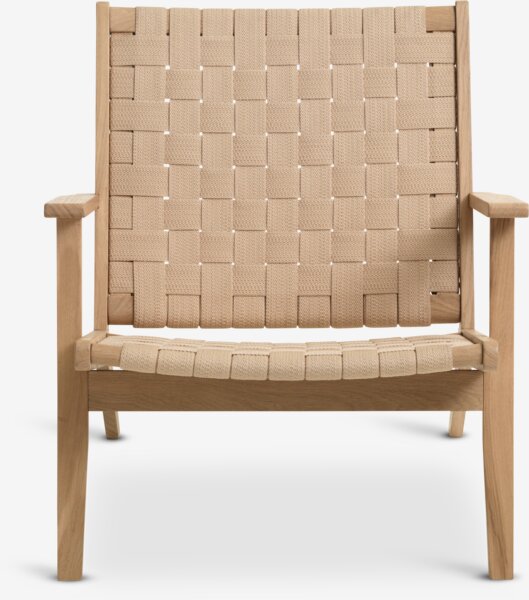 Armchair VADEHAVET oak/natural