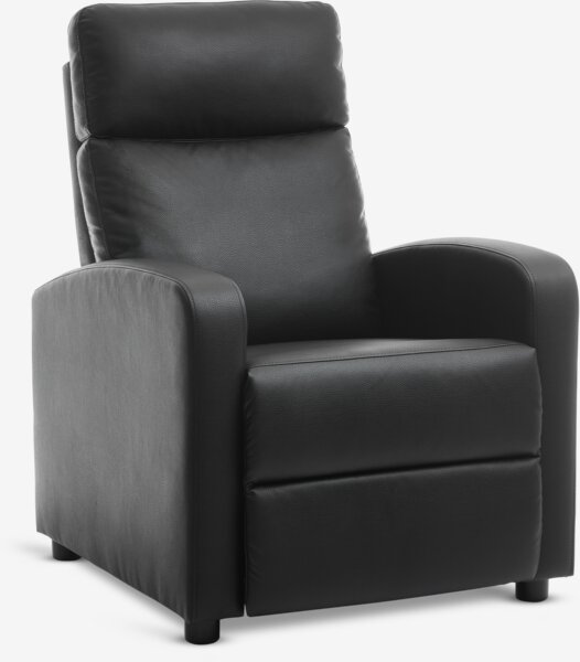 Fauteuil inclinable HADRUP noir