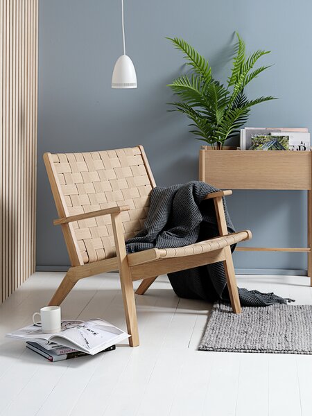 Armchair VADEHAVET oak/natural