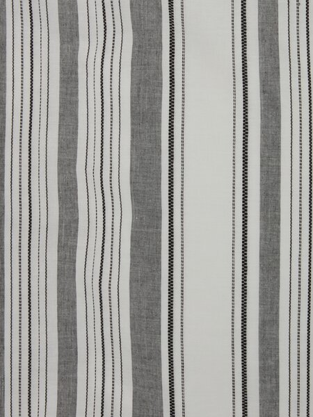 Bettwäsche IDA Baumwolle/garngefärbt 135x200 weiß/schwarz