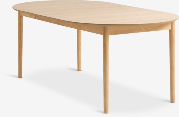 Mesa de comedor MARSTRAND Ø110/110x200 roble natural