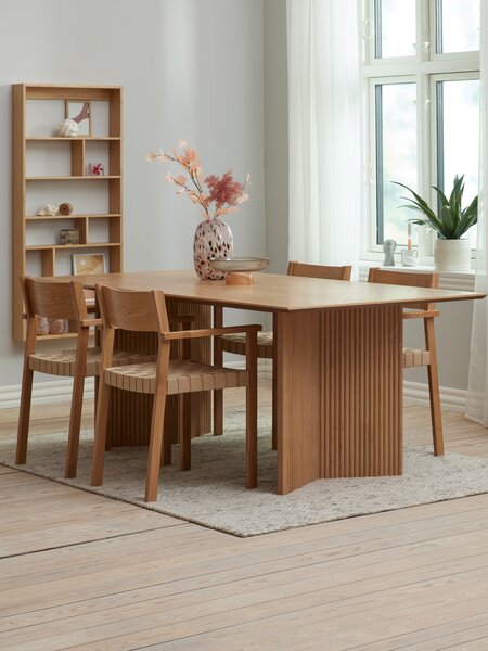 VESTERBORG L200 table oak + 4 VADEHAVET chairs oak