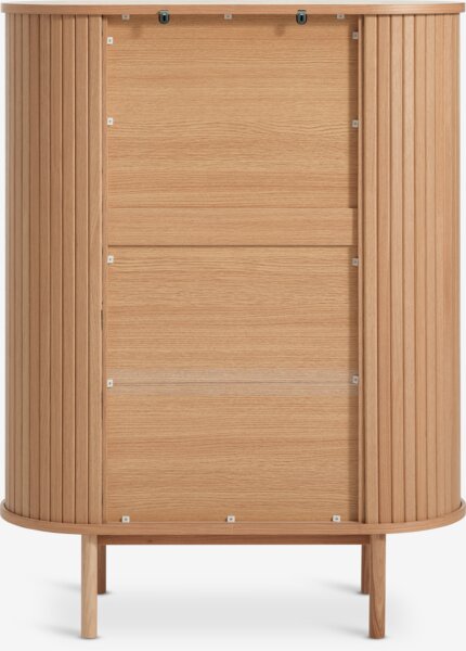 Schrank LYNGVIG 90 cm 2 Rollläden Eiche natur