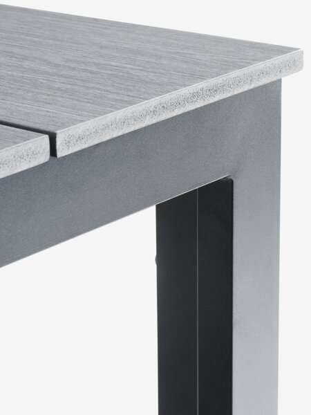 MARIELYST D205 stol siva + 4 INGSTRUP stolice crna