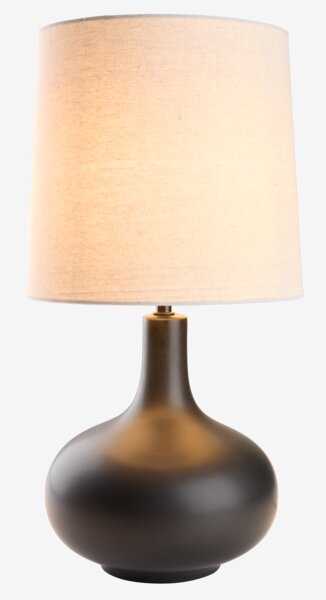 Stolna lampa JOACHIM Ø27xV54cm bež/crna
