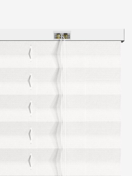 Plisségardin SLOTSHOLMEN 110x130cm hvit