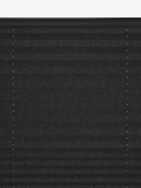 Plisségardin ENDELAVE 140x160cm svart trådløs