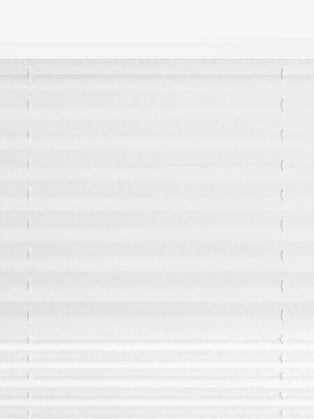 Plisségardin ENDELAVE 80x160cm hvit trådløs