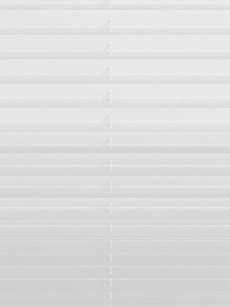 Plisségardin ENDELAVE 80x160cm hvit trådløs