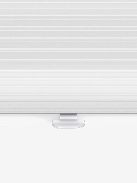 Plisségardin ENDELAVE 80x160cm hvit trådløs