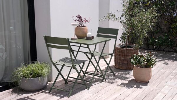 Bistro-Set ABORG B60xL60 grün