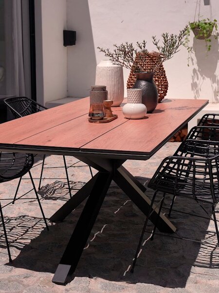 Garden table YPNASTED W100xL215 natural